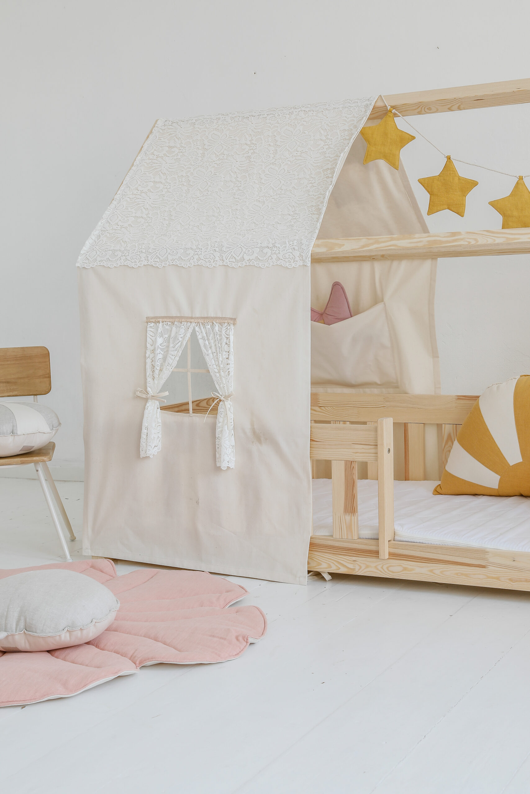 Canopy "Boho" for 180/190/200 cm x 100/120/140 cm house bed