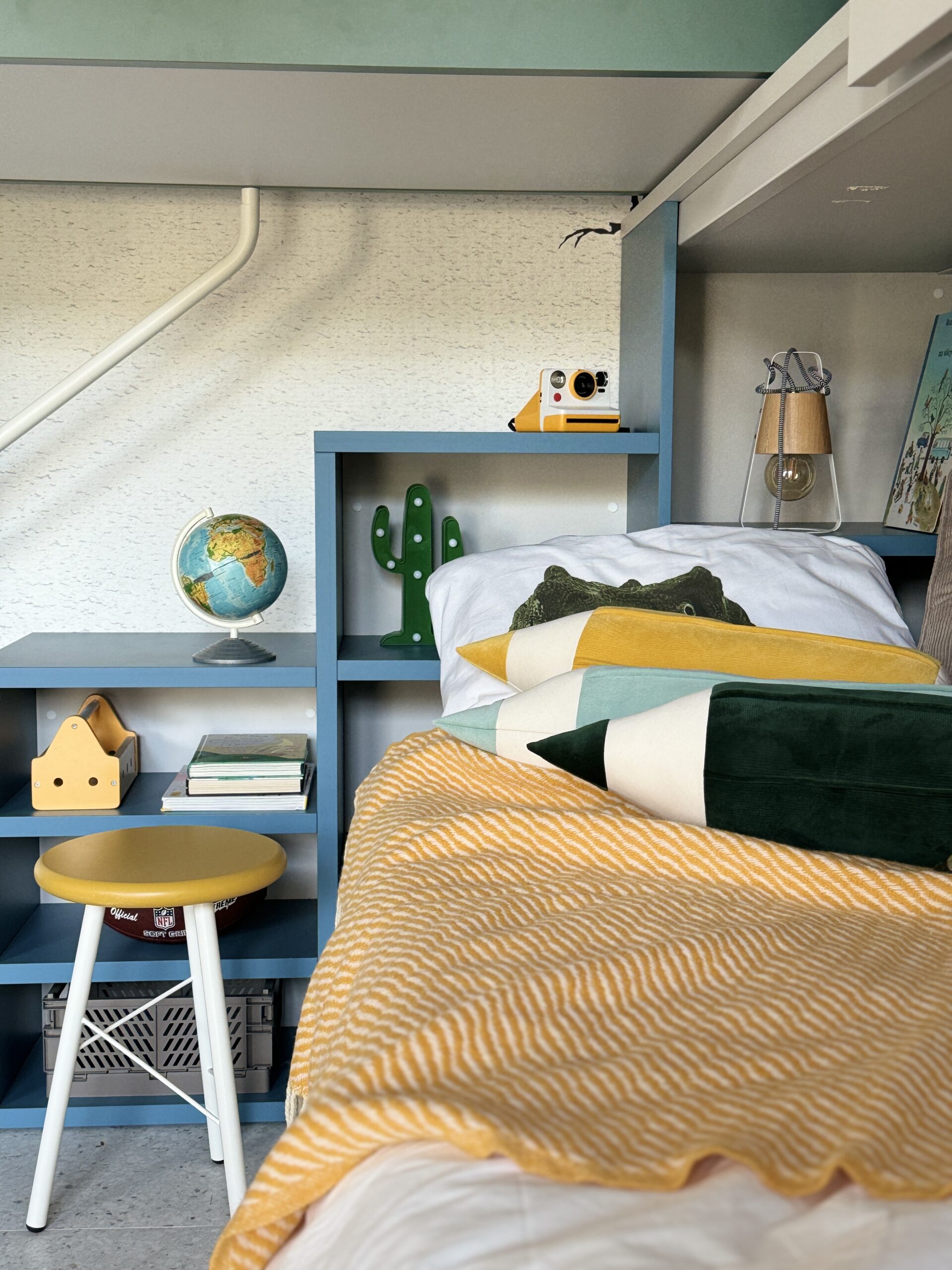 Crayon velvet pillow - “Yellow” - Image 5