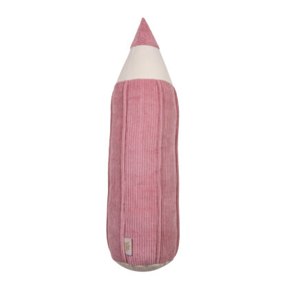 Corduroy Crayon Pillow - “Pink”