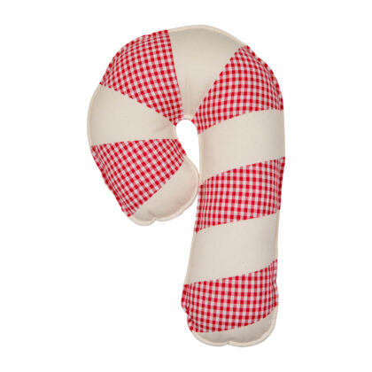 Patchwork pillow "Red Checkered Lollipop"