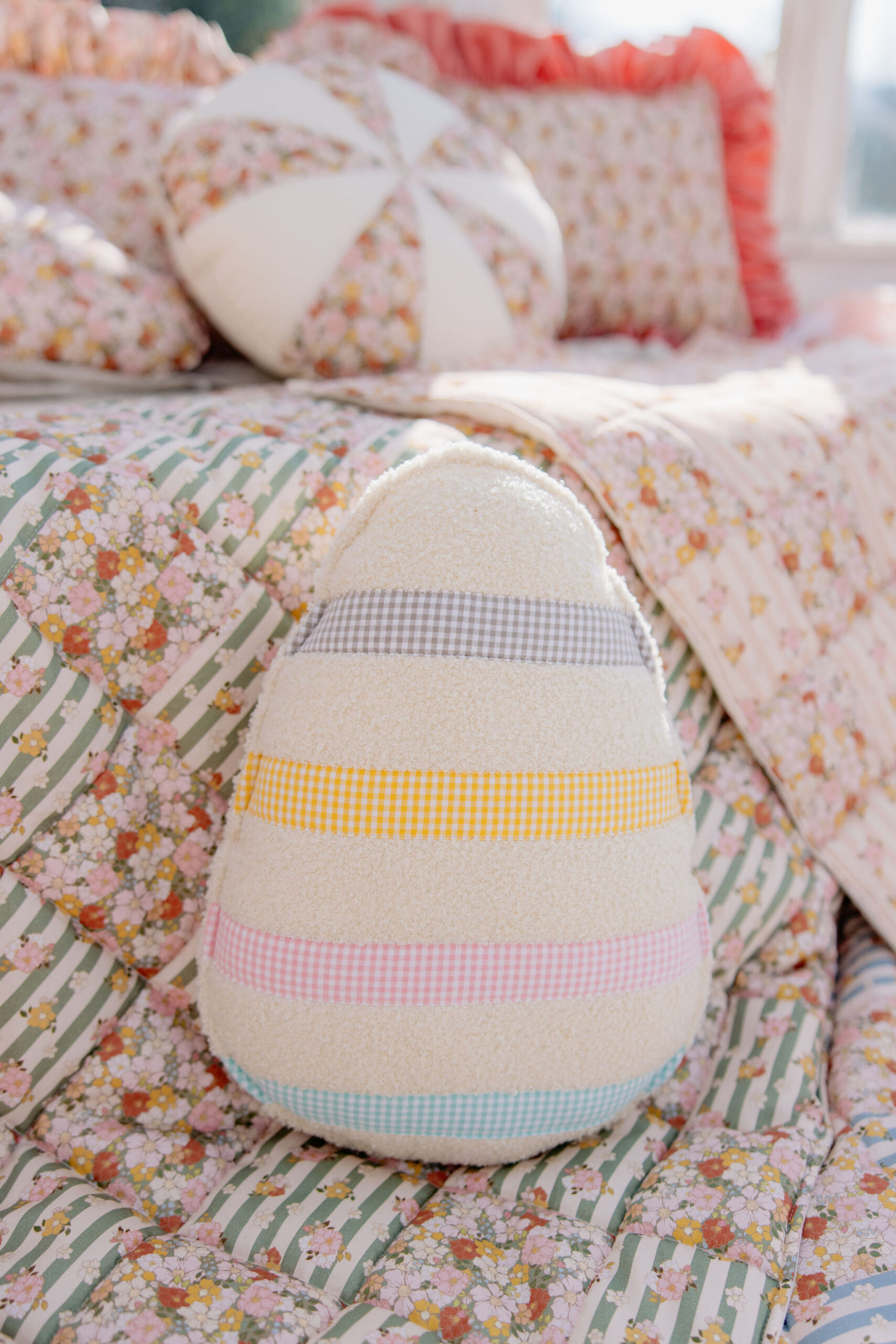 "Cotton quilted newborn cover set  "green garden" - green 5906508788097