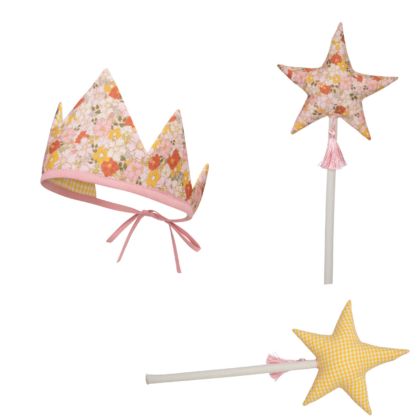 Crown and wand magic set "Spring Garden"