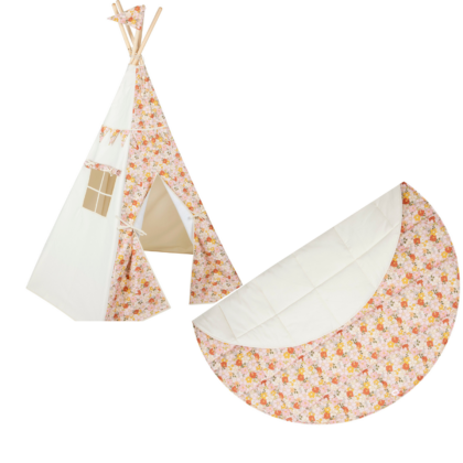 “Spring garden” Teepee and Mat Set-5906508788066