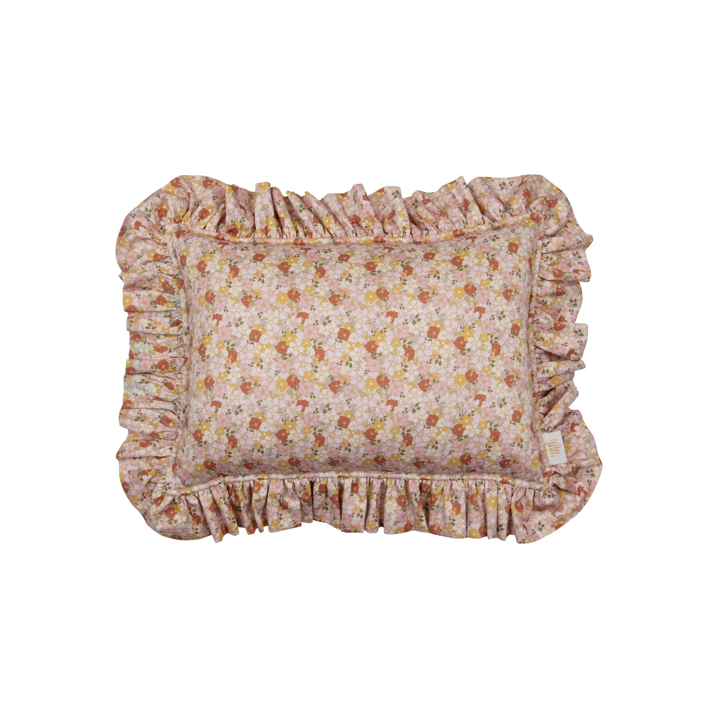 Decorative cotton pillow with frills "Spring garden" 5906508785621 - Image 4