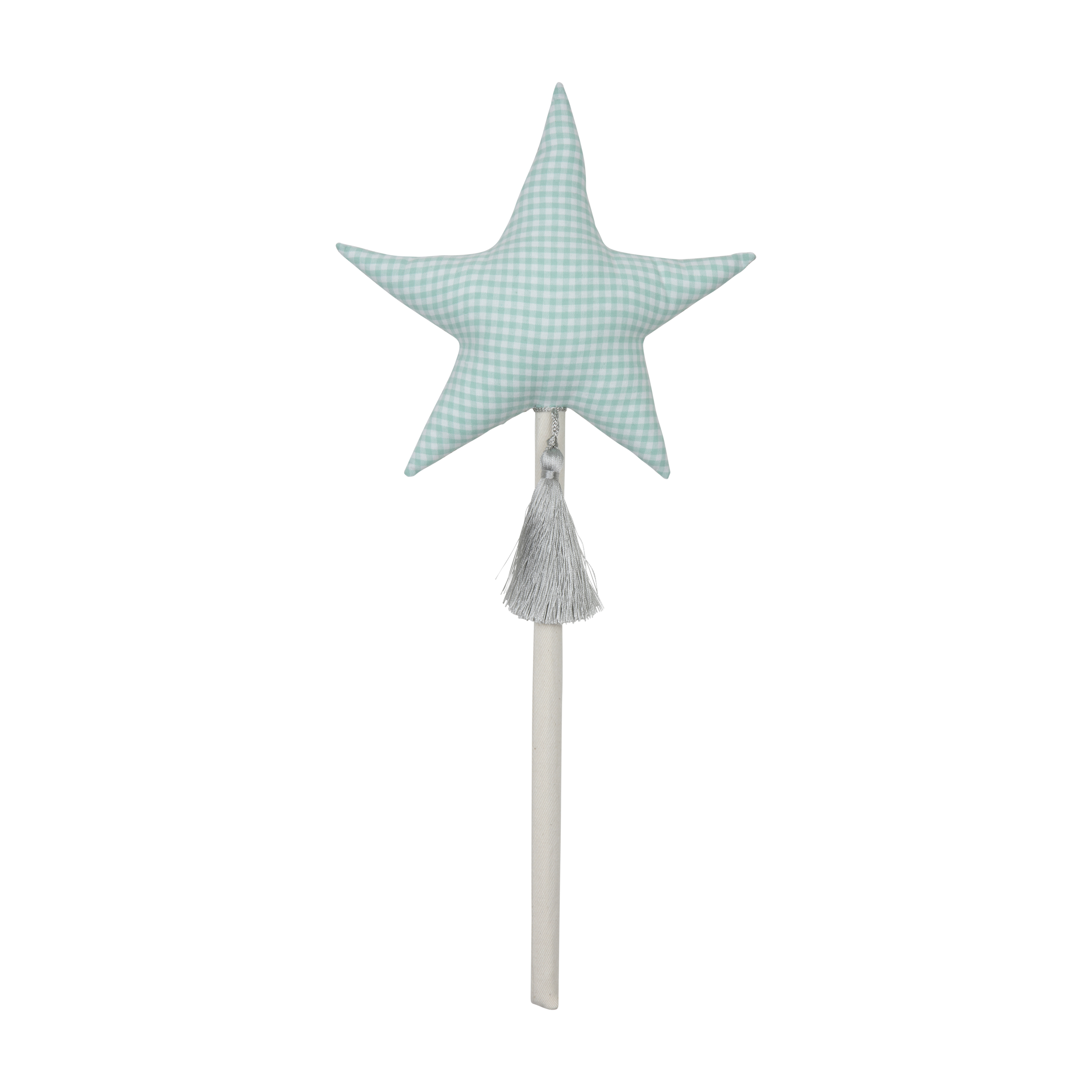 Cotton "First Birthday” Wand - mint and beige 5906508787953