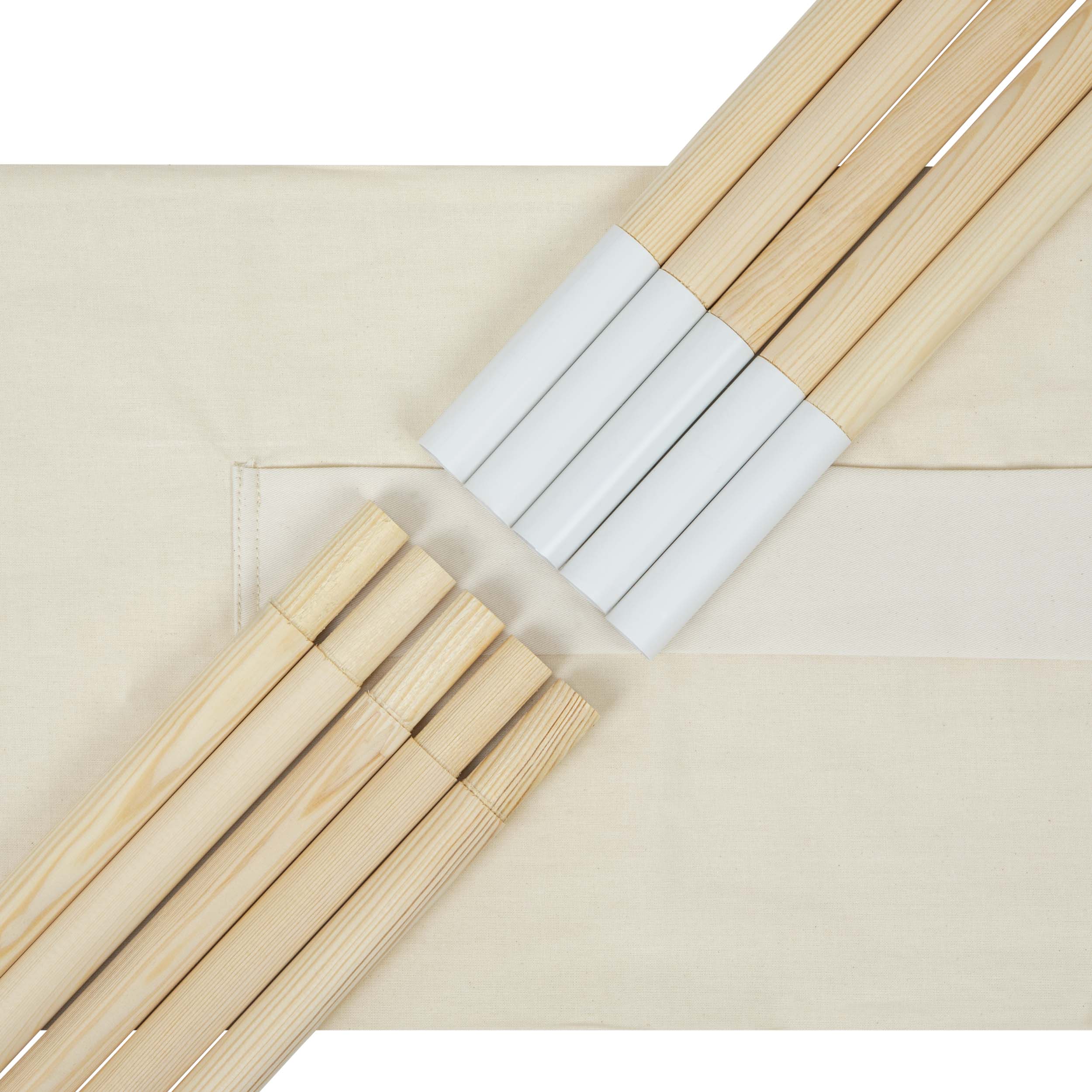 "Spring garden" Teepee Tent - 5906508785553 - beige background - Image 3