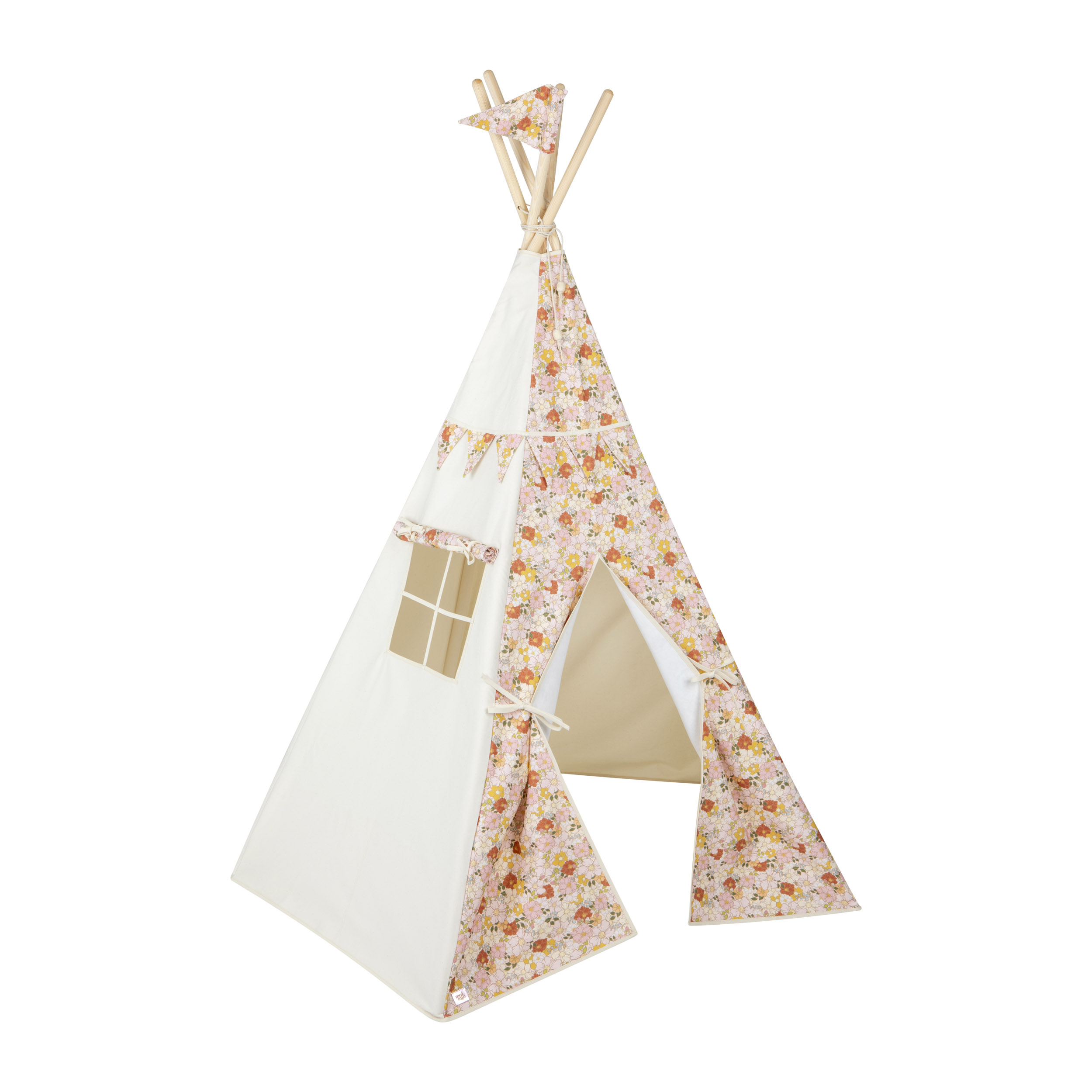 "Spring garden" Teepee Tent - 5906508785553 - beige background