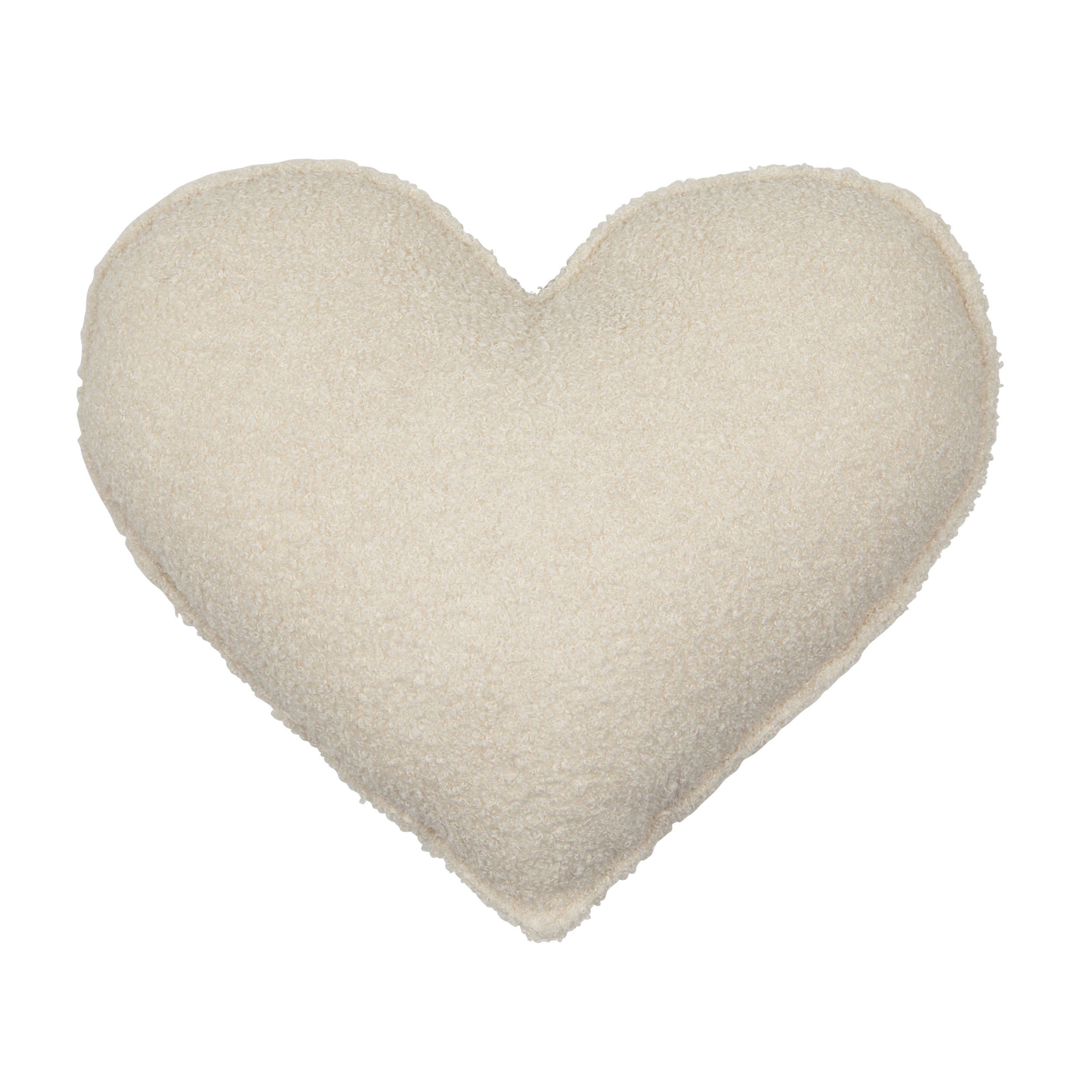 Heart boucle pillow with frill  5906508788011