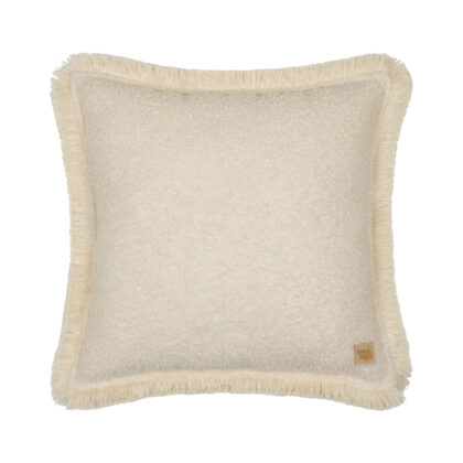 "Boucle" soft pillow with fringe 5906508788004