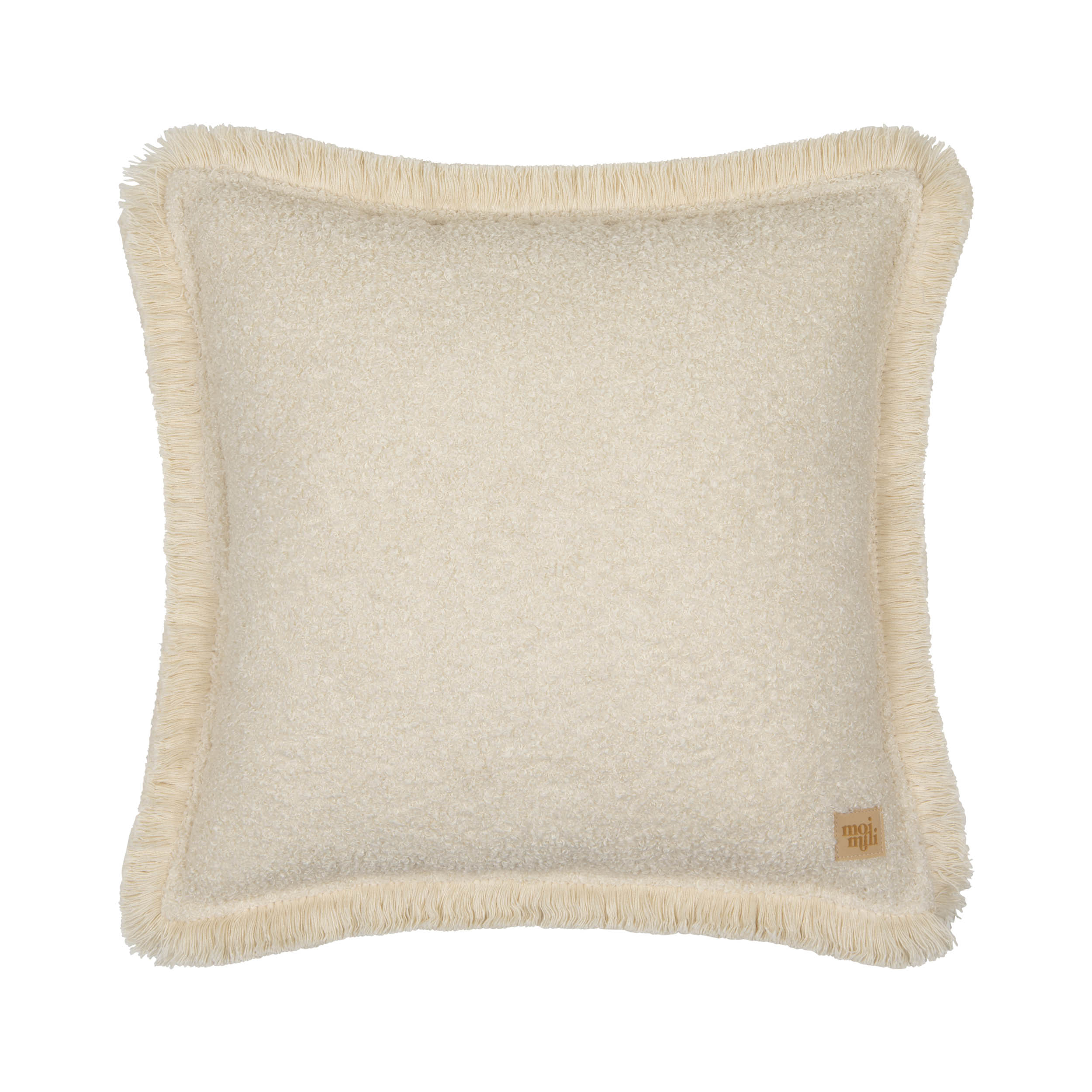 "Boucle" soft pillow with fringe 5906508788004