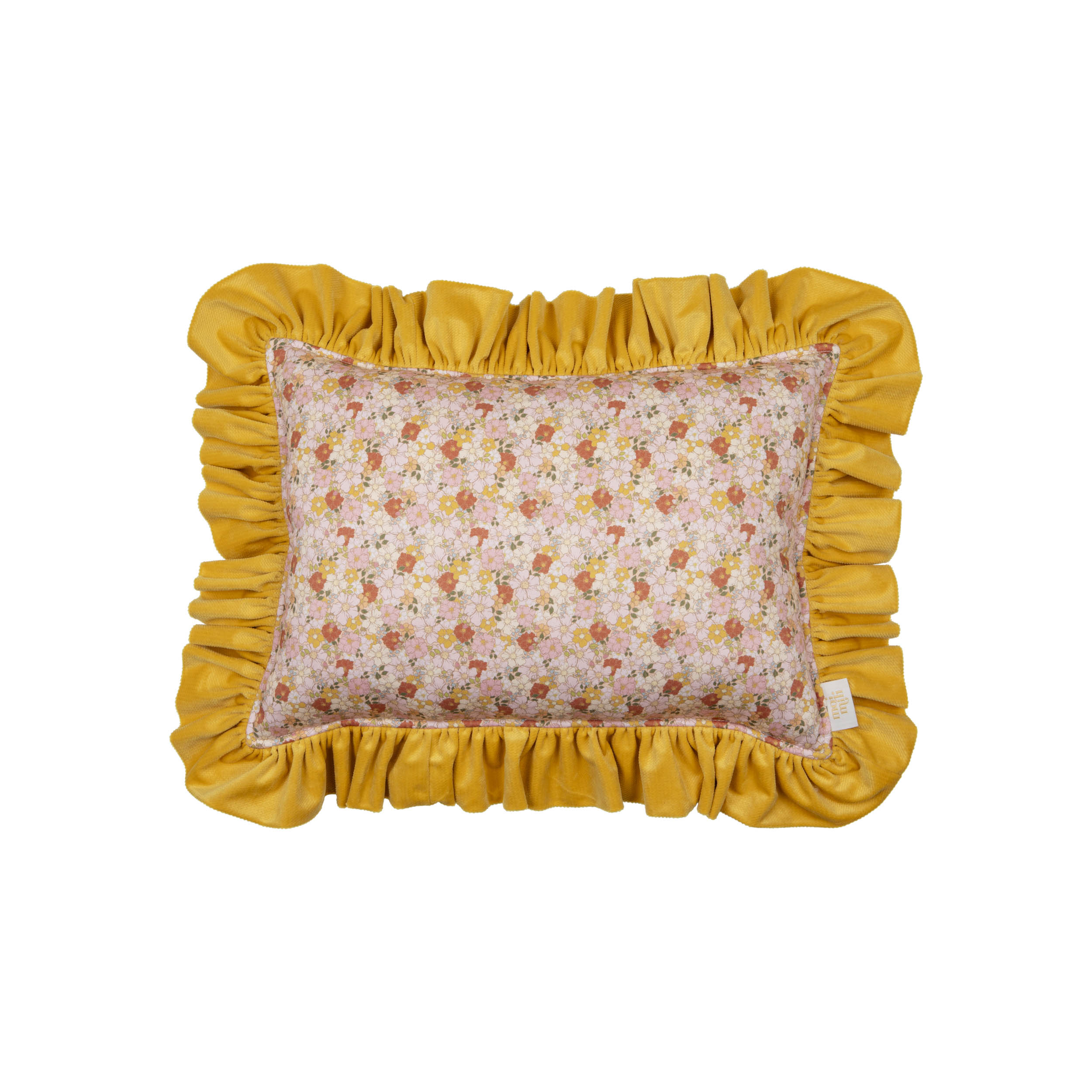 Decorative cotton pillow with frills ""summer garden" 5906508785607 - Image 2