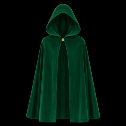 Magic cape "Green Hobbit"