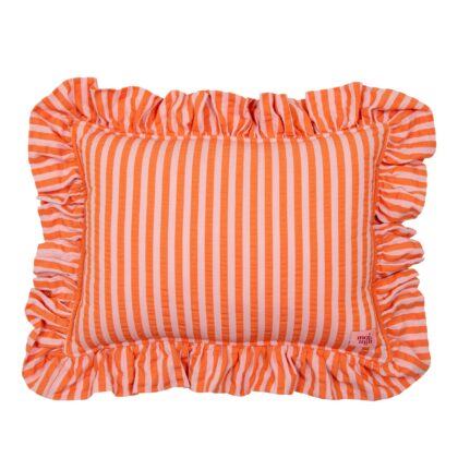 Pillow "Orange and Pink Stripes"