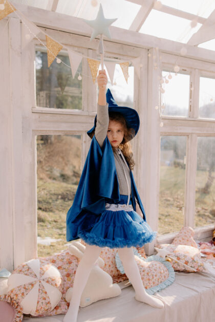 "PETTISKIRT SKIRT – SEQUINS - blue