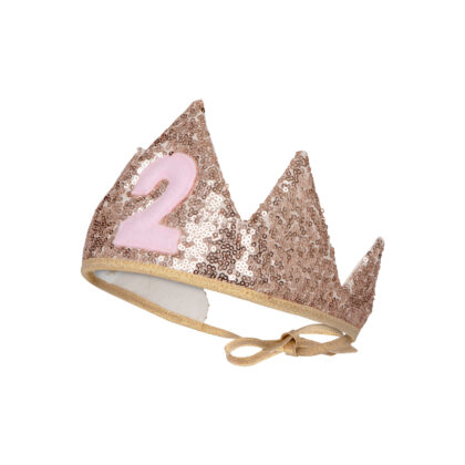 Birthday crown with number