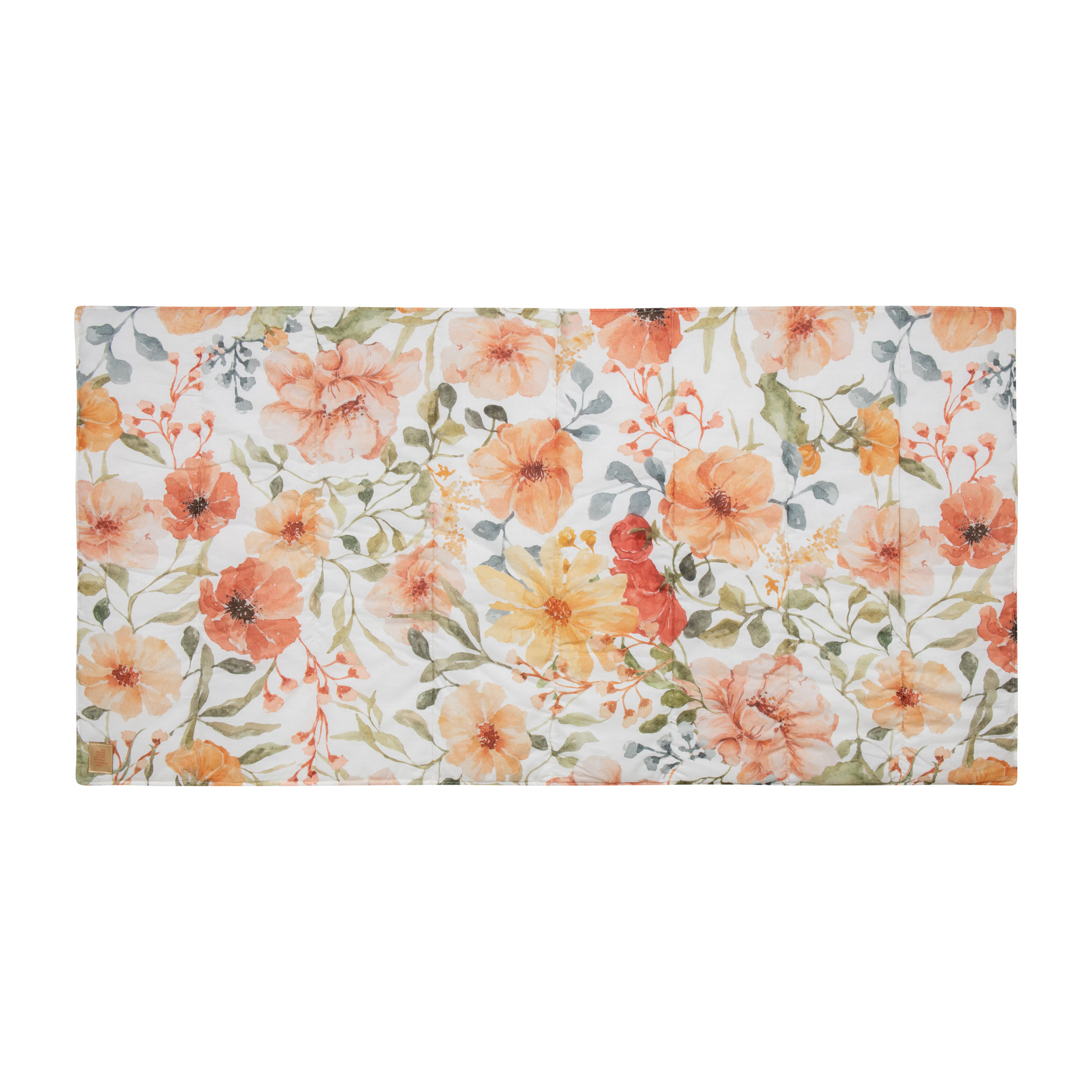 Quilted corduroy/cotton/velvet bedspread 5906508782507 flower power 200 x 140 cm - Image 2