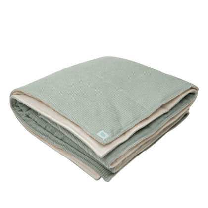 Quilted velvet bedspread “Mint” 140×90 cm