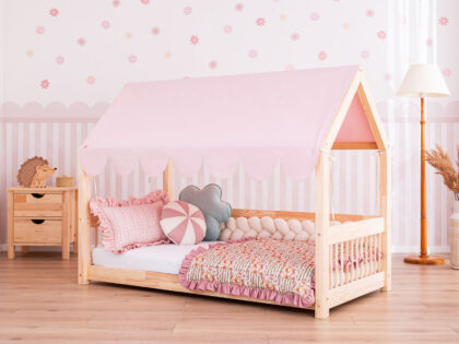BIG Roof for House Bed Canopy- larger than 130 x 170 cm (beds no longer than 2 meters)