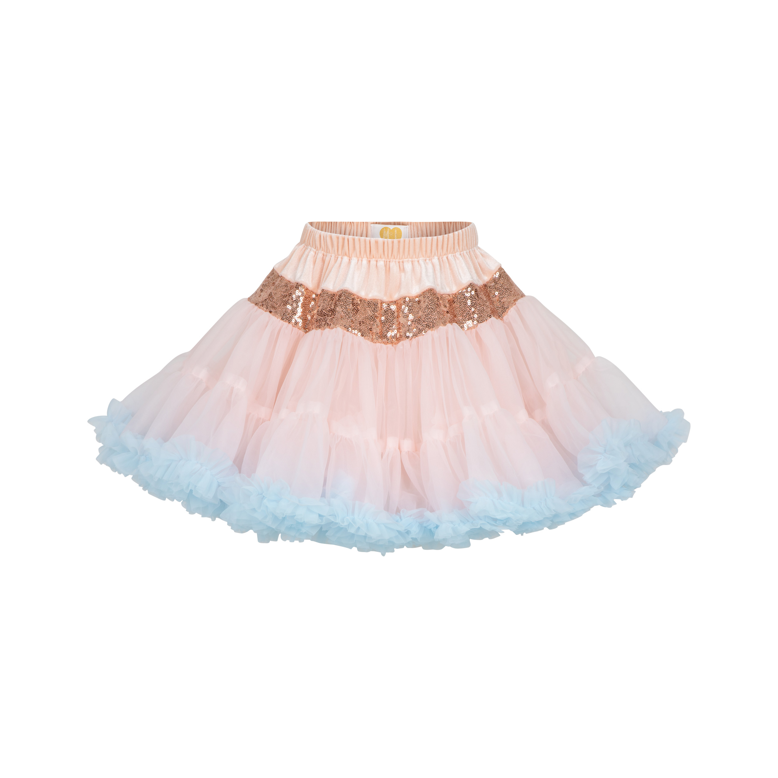 "PETTISKIRT SKIRT – SEQUINS - cotton candy